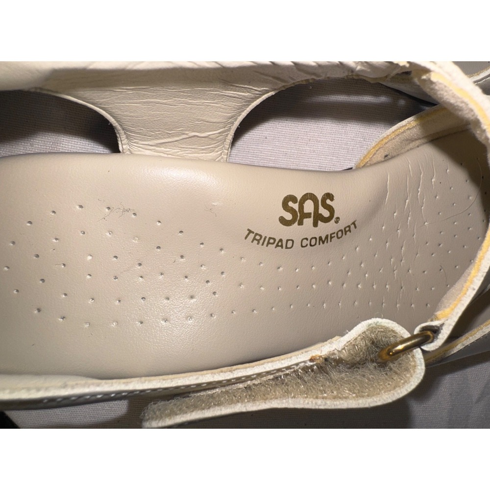 SAS Tripad Comfort Shoes suntimer pearl bone Sz 7.5 sling back grandma core geek - Picture 4 of 8